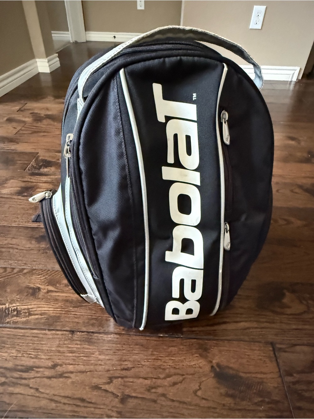 Babolat Black and White Women's Tennis Backpack